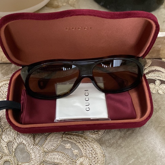 Gucci 60MM oversized aviator sunglasses - Picture 12 of 14